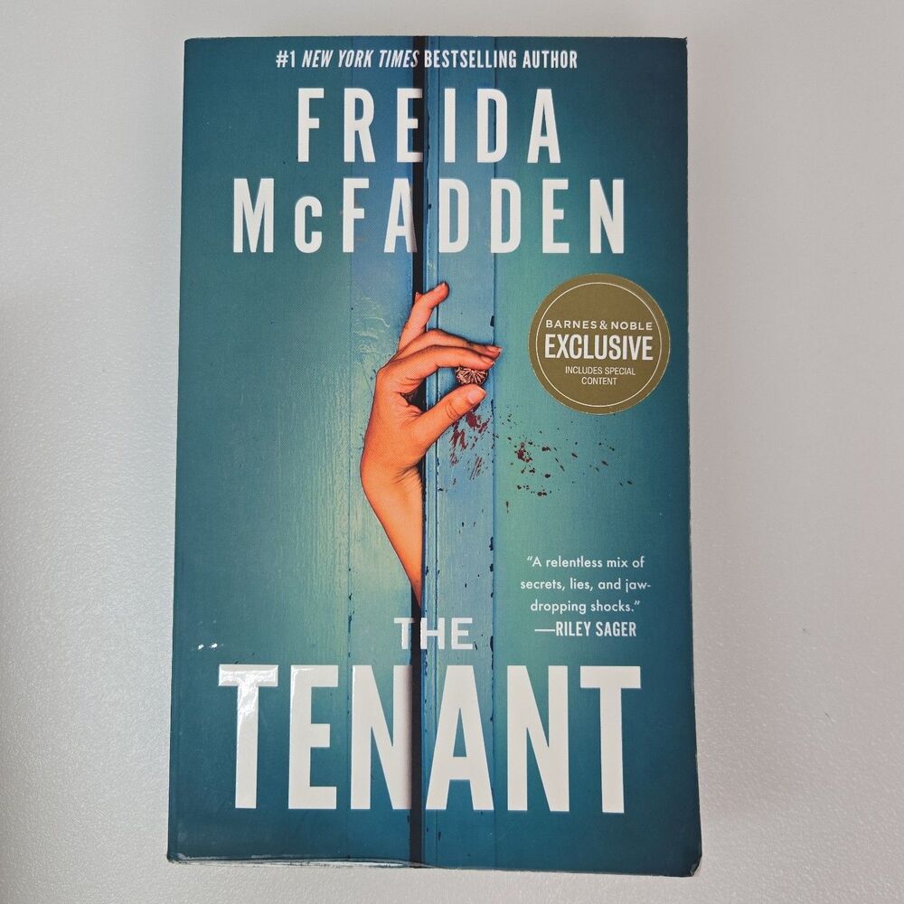 The Tenant by Freida McFadden Trade Book Paperback Suspense Best Selling Author
